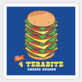 4 Terabite Cheese Burger Sticker